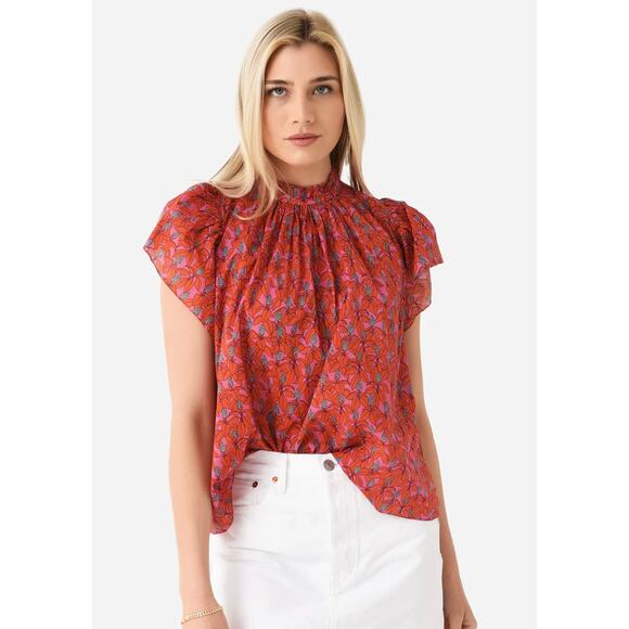 Trovata Birds of Paradis Carla Blouse size L large - Picture 1 of 7